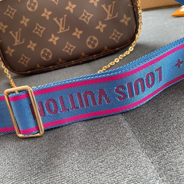 ルイヴィトンバッグ素材ディテール